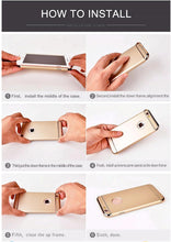 Load image into Gallery viewer, Gold Luxury Gold Hard Case for iPhone