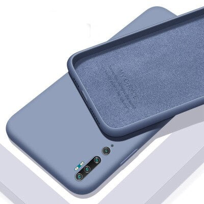 For Xiaomi Mi Note 10 Pro Case Soft Liquid Silicone