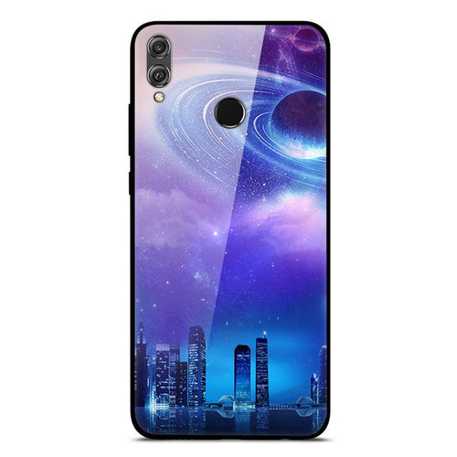 Huawei Honor 8X Honor8x Max Tempered Glass Back Cover Case
