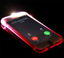 Load image into Gallery viewer, Pink LED Flash TPU Case For iPhone