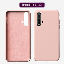 Load image into Gallery viewer, Luxury Liquid Silicone Phone Case For Huawei