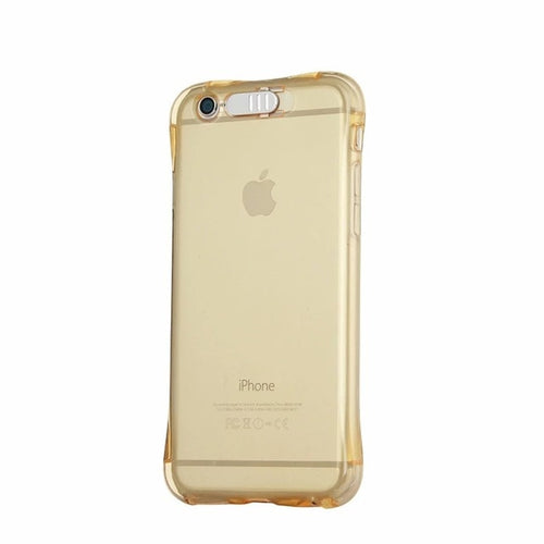 Gold LED Flash TPU Case For iPhone
