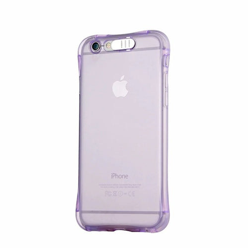 Purple LED Flash TPU Case For iPhone