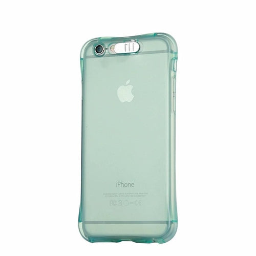 Blue LED Flash TPU Case For iPhone