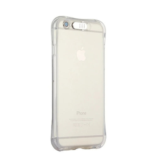 White LED Flash TPU Case For iPhone
