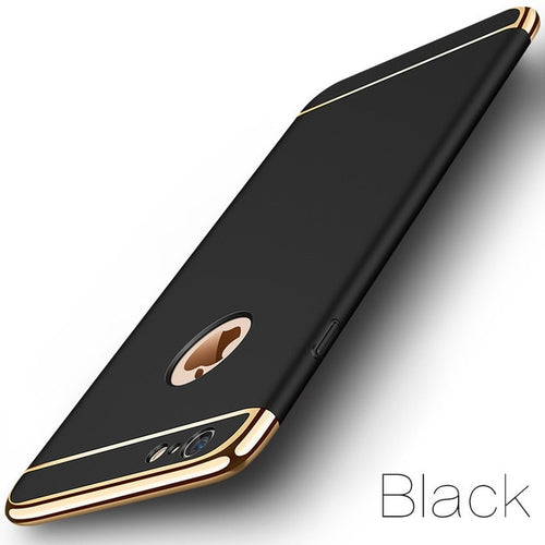 Black Luxury Gold Hard Case for iPhone